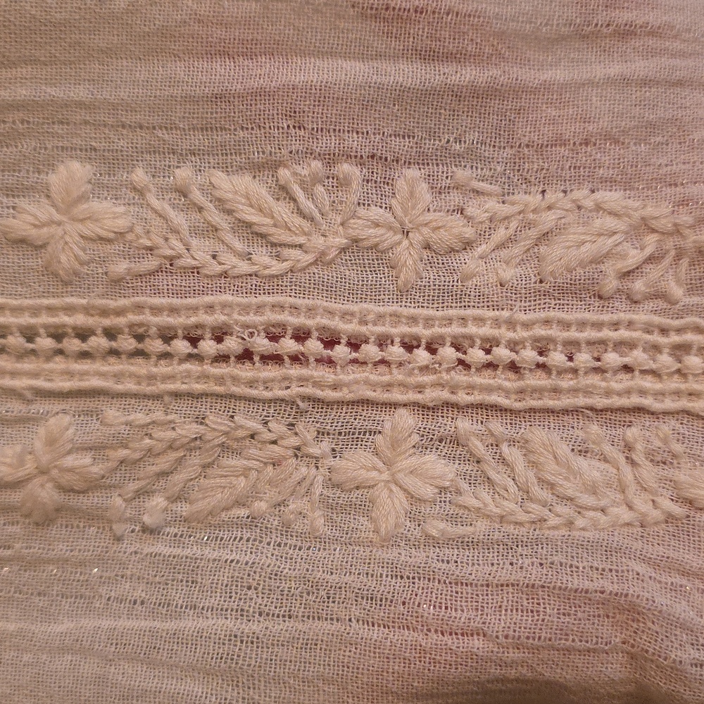 Rachel Zoe Ivory Embroidered Blouse - Picture 6 of 9